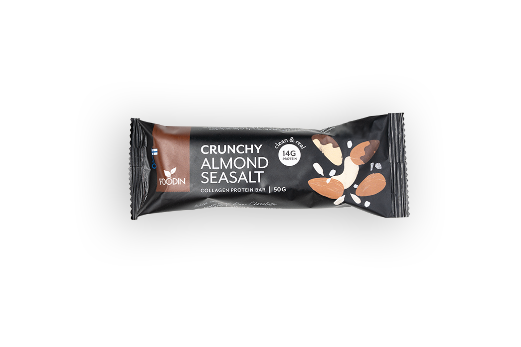 Crunchy Collagen Protein Bar, Almond Sea Salt, 50 g