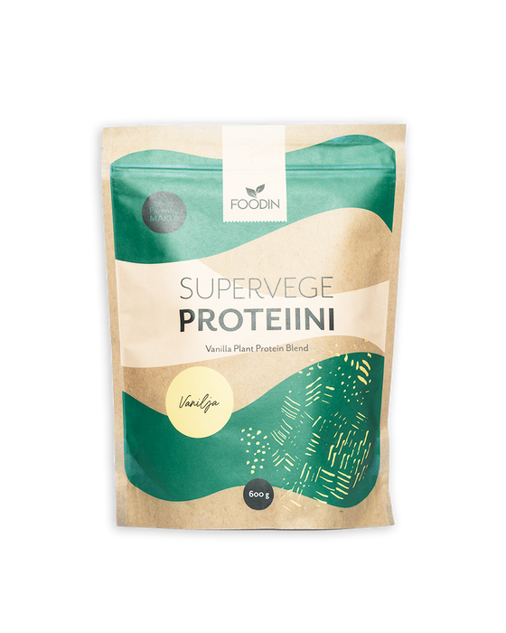 Supervege vegetabilisk proteinmix, vanilj, 600 g