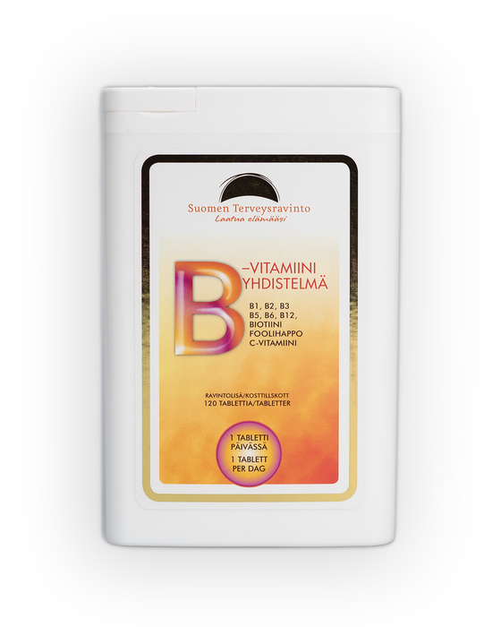 Vitamin B-kombination, 180 tabletter
