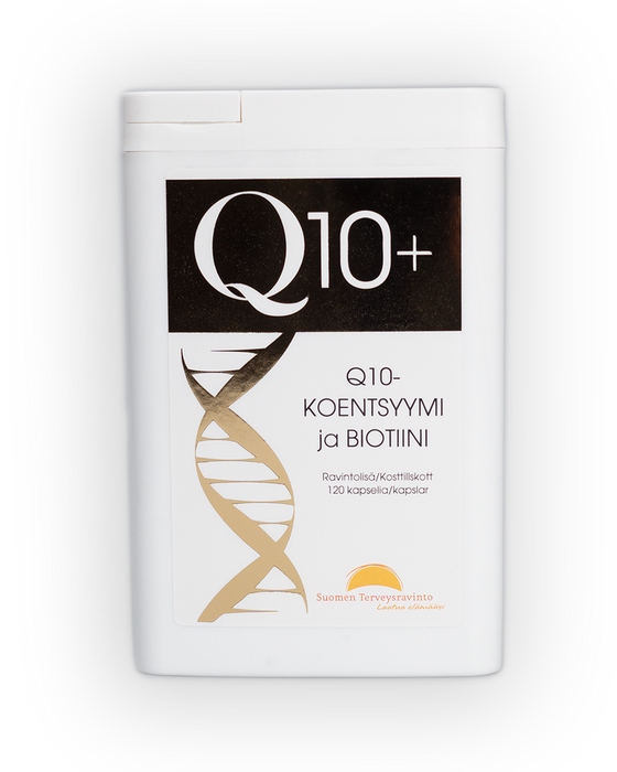 Q10+Biotin, 100 mg + 25 µg, 120 kapslar