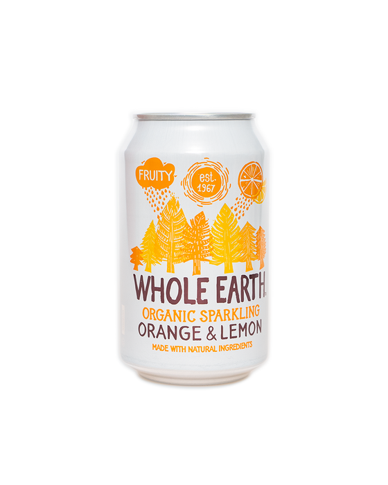 Whole Earth, Appelsiini-sitruunalimonadi, 330 ml